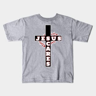 WWJD? Jesus Cares/Jesus Scares Kids T-Shirt